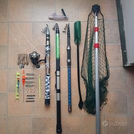 Attrezzatura Completa Pesca Trota Bombarda Mare