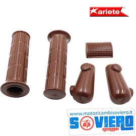 Kit Gommini Marrone Manopole Pedale Freno Vespa