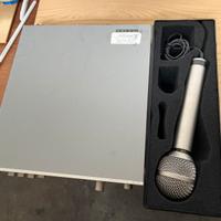 Microfono wireless vintage TOA con ricevitore