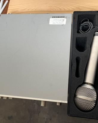 Microfono wireless vintage TOA con ricevitore