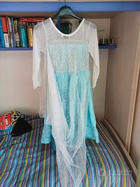 vestito carnevale Elsa Frozen