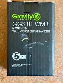 Gravity GGS 01 WMB wall mount guitar hanger