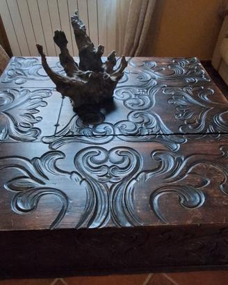 Tavolino da salotto / Cassapanca in legno massello