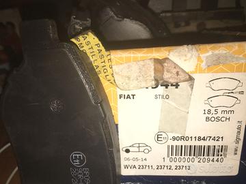 Ferroto - pastiglie freni fiat Stilo (( NUOVI ! ))