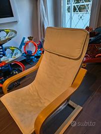 Poltroncina poang ikea per bimbi