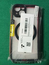 cover iPhone 13 nera/rossa 