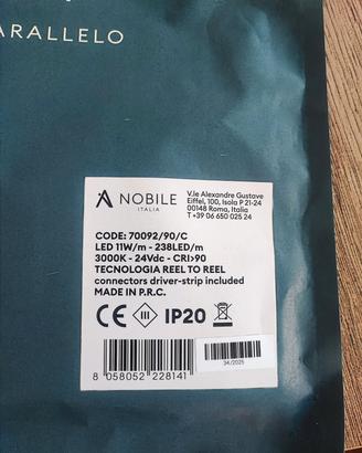 NOBILE STRIP LED 5M  11W/M 238LED/M 3K