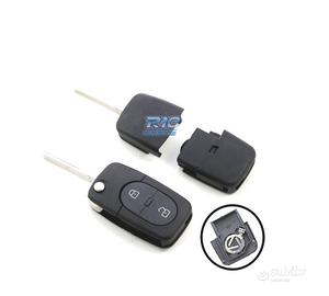 ALLOGGIAMENTO CHIAVE AUDI QUADRATA 2 PULSANTI CON 