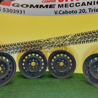 4 Cerchi Ferro 14 pollici Fiat b