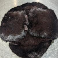 Cappello in pelliccia di coniglio vintage