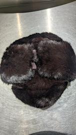 Cappello in pelliccia di coniglio vintage