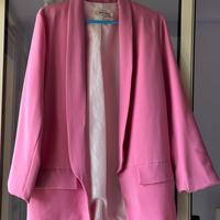 Blazer rosa tg unica in perfette condizioni