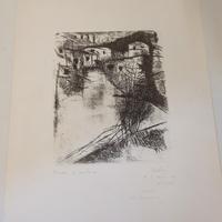 L. Cottini Paesaggio - Acquaforte, Prova d'autore