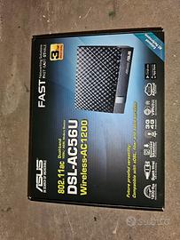 Modem Router WiFi  AC1200 Asus DSL-AC56U