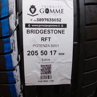 2 gomme 205 50 17 bridgestone rft a2934
