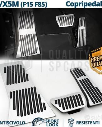 COPRIPEDALI Sportivi BMW X5 X5M F15 F85 Pedaliere