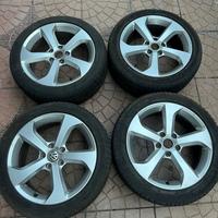 Cerchi in lega Volkswagen originali R 17 completi