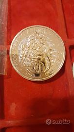 2 oz Lion of England argento 999 gr.62,20
