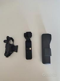 Dji osmo pocket 1 + adattatore treppiede.