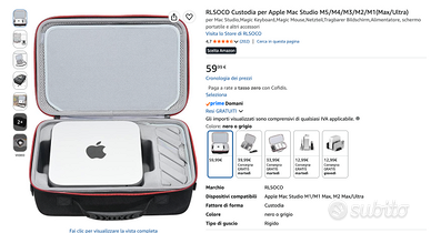 Custodia trasporto Mac Studio