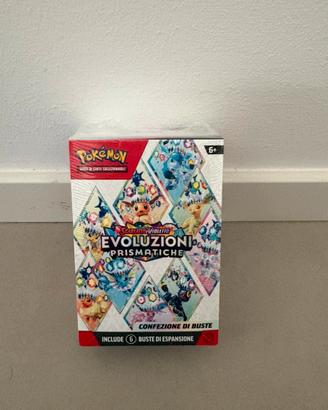 Bundle 6 buste sigillato evoluzioni prismatiche