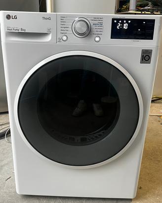 Asciugatrice Lg 8kg  Dual inverter pompa di calore