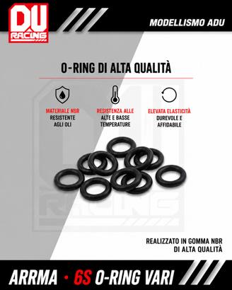 O-ring differenziale Arrma 6S NBR