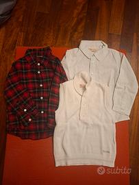 Camicie Brums e Ovs con gilet Brums 12 mesi