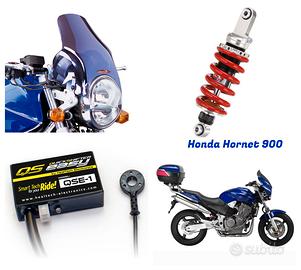 Honda Hornet 900 scarico trasmissione freni plexi