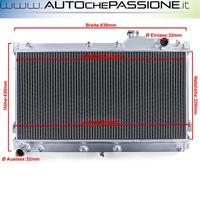 Raffreddatore d'acqua ad alte prestazioni in allum