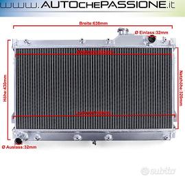 Raffreddatore d'acqua ad alte prestazioni in allum