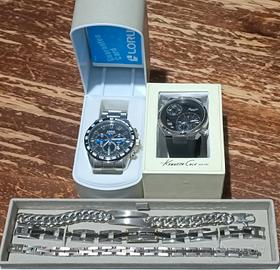 Orologi Lorus e Kenneth Cole, bracciali vari.