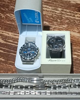 Orologi Lorus e Kenneth Cole, bracciali vari.