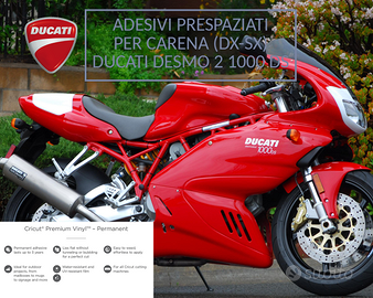 Adesivi prespaziati DUCATI Desmo 2 1000DS