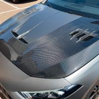 Cofano carbonio tuning mercedes classe a w177 cla