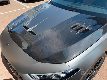 Cofano carbonio tuning mercedes classe a w177 cla