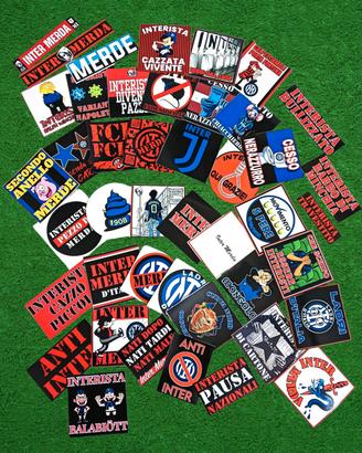 44adesivi ultras Milan 