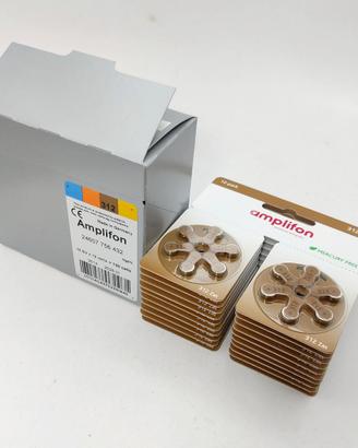 120 Batterie 312  Amplifon Apparecchio Acustico