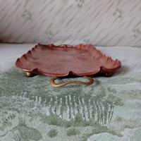 vassoio in rame e ottone 