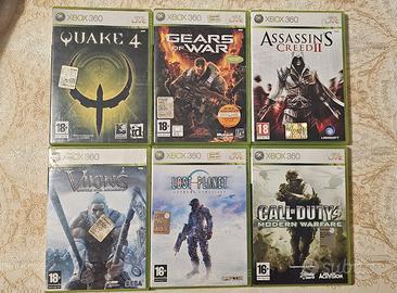 Lotto 6 giochi originali Xbox 360