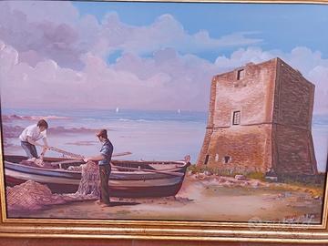 quadro d'autore Torre Pozzillo, grande formato 
