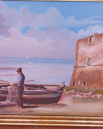 quadro d'autore Torre Pozzillo, grande formato 