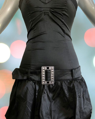 Vestito nero aderente Artigli - Made in Italy
