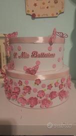 Torta Battesimo Bimba 2 Piani - Il Mio Battesimo 