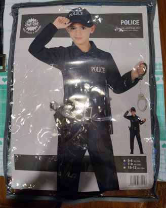 Costume per carnevale, Poliziotto 7 - 9 anni
