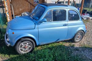 Fiat 500 Targa originale nera
