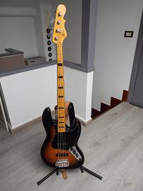 G&L Tribute JB 3-Tone Sunburst Basso Elettrico

