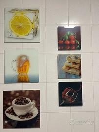 Quadri in vetro lucido