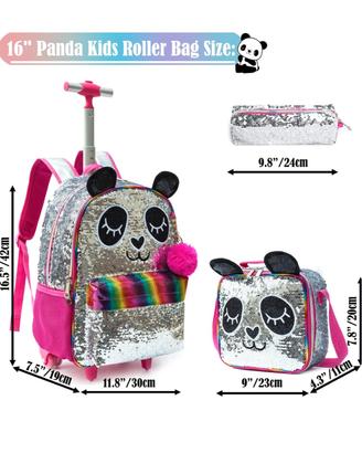 zaino trolley borsa frigo e astuccio bimba nuovo