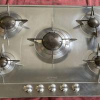 Smeg P705 piano cottura acciaio